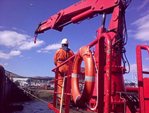 Offshore deck crane training